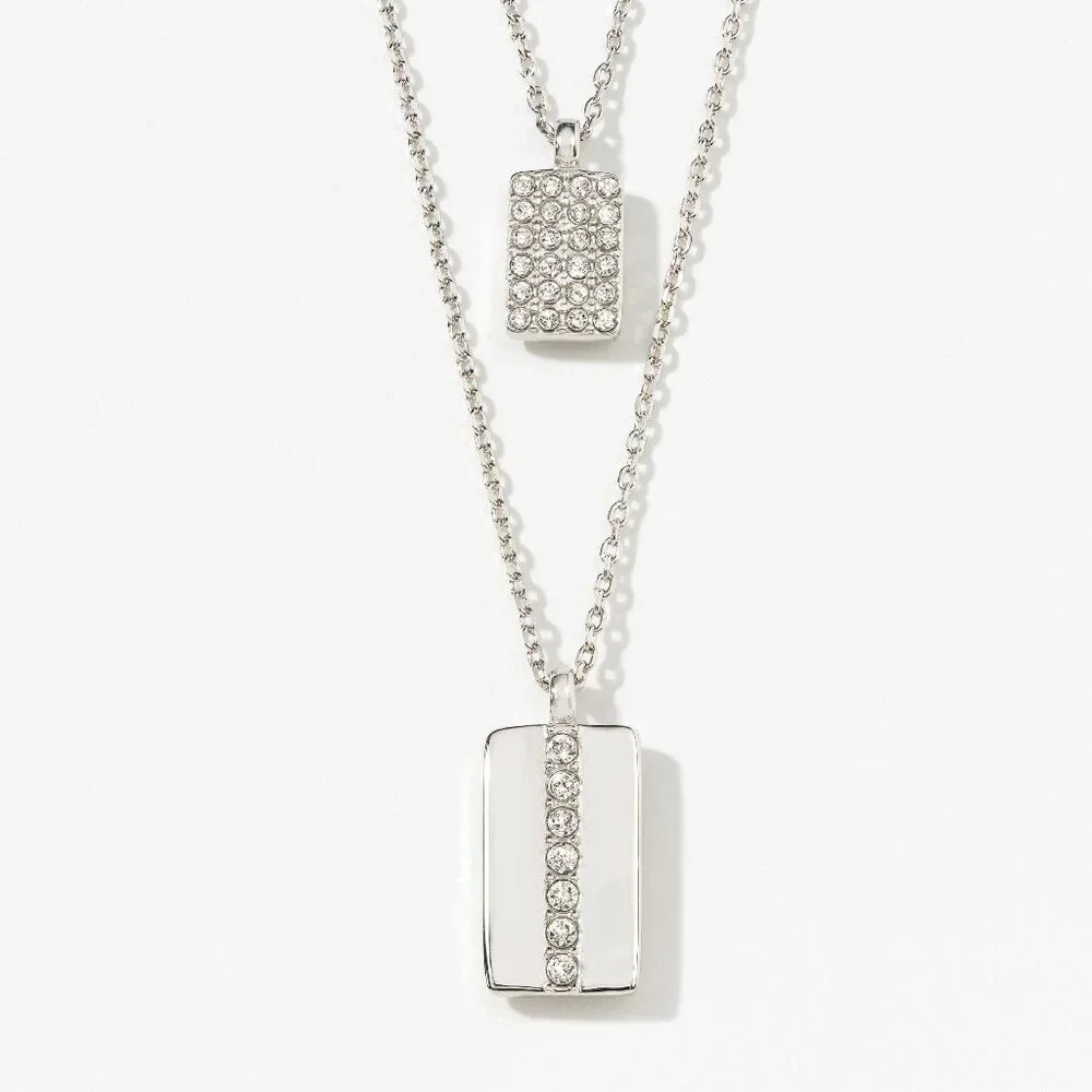Twice as Nice necklace ~ Touchstone Crystal by‎ Swarovski